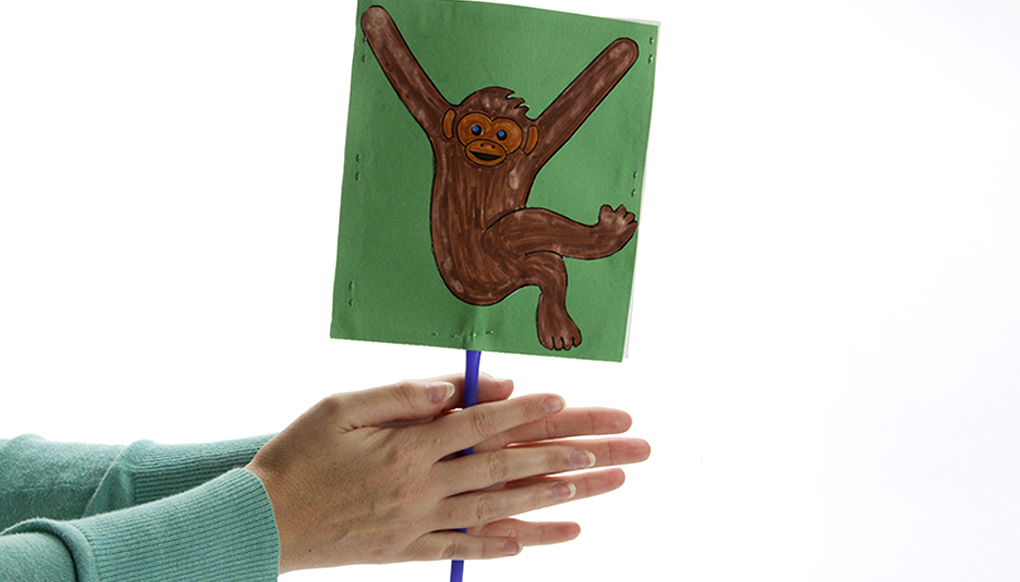 Swinging Monkey Completed Craft Photo