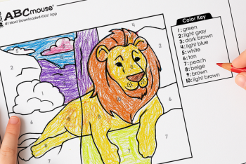 lion coloring page